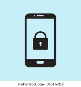 Internet security concept  icon. Identification and protection simbol.