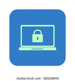 Internet security concept  icon. Identification and protection simbol.