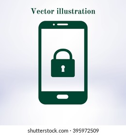 Internet security concept  icon. Identification and protection simbol.