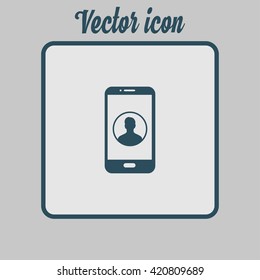 Internet security concept  icon. Identification and protection simbol.