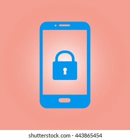 Internet security concept  icon. Identification and protection simbol.