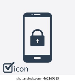 Internet security concept  icon. Identification and protection simbol.