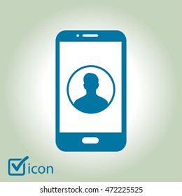 Internet security concept  icon. Identification and protection simbol.