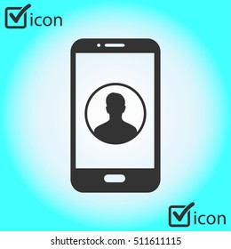 Internet security concept  icon. Identification and protection symbol.