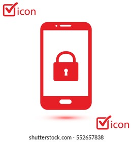 Internet security concept  icon. Identification and protection symbol.
