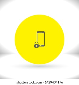 Internet security concept icon . Lorem Ipsum Illustration design