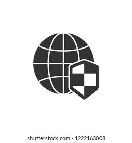 Internet security icon. Element of internet security icon for mobile concept and web apps. Detailed Internet security icon can be used for web and mobile