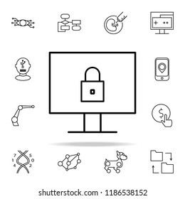 internet security icon. New Technologies icons universal set for web and mobile