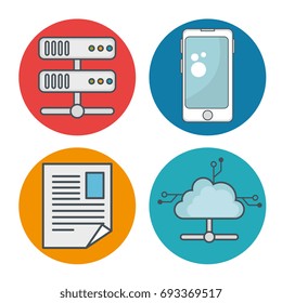 internet security icon set