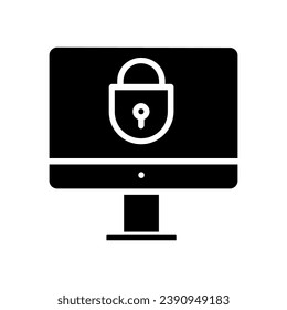 Internet security icon vector. Antivirus illustration sign. Protection symbol or logo.