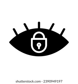 Internet security icon vector. Antivirus illustration sign. Protection symbol or logo.