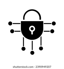 Internet security icon vector. Antivirus illustration sign. Protection symbol or logo.