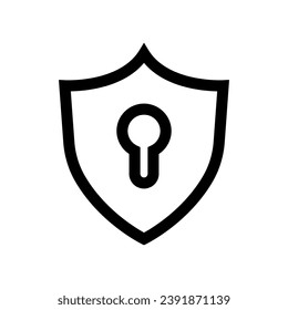 Internet security icon vector. Antivirus illustration sign. Protection symbol or logo.
