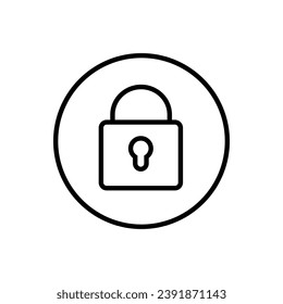 Internet security icon vector. Antivirus illustration sign. Protection symbol or logo.