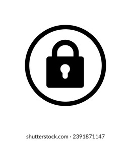 Internet security icon vector. Antivirus illustration sign. Protection symbol or logo.