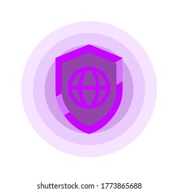Internet security illustration vector. suitable for many purposes.