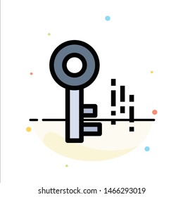 Internet, Security, Key Abstract Flat Color Icon Template. Vector Icon Template background