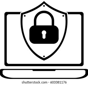 Internet security protection icon