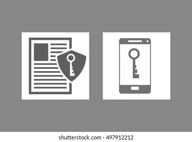 internet security related icons image