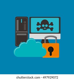 internet security related icons image