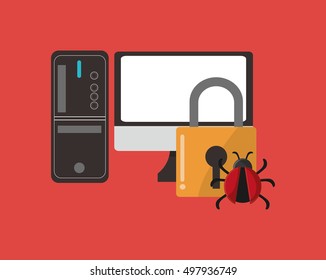 internet security related icons image