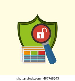 internet security related icons image