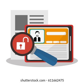 internet security related icons image 