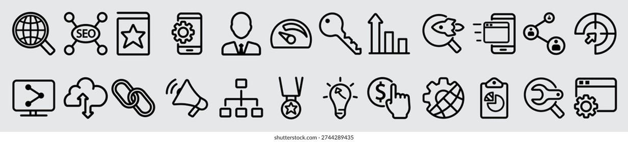 internet SEO icon vector illustration