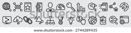 internet SEO icon vector illustration