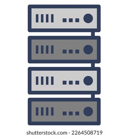 internet servers icon illustration vector