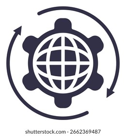 Icono de servicio de Internet Ilustración Vector Colección