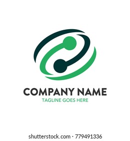 internet service logo. abstract. technology. editable. vector