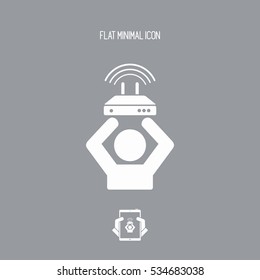 Internet service offer - Vector web icon