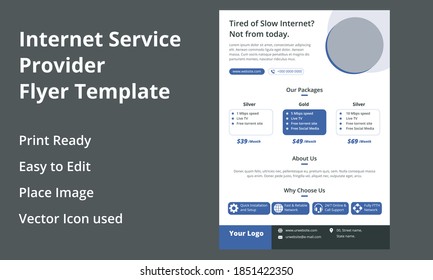 Internet Service Provider Flyer Template