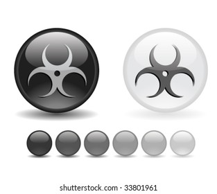 Internet shiny buttons. Vector illustration.