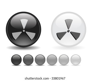 Internet shiny buttons. Vector illustration.