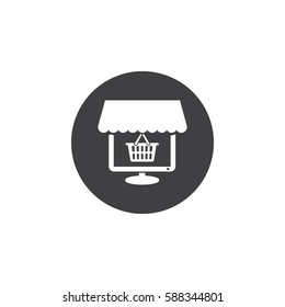 Internet Shopping Icon.