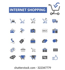 Internet-Shopping-Symbole