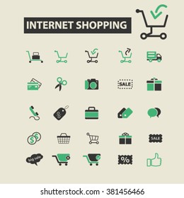 Internet-Shopping-Symbole