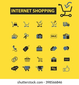 Internet-Shopping-Symbole
