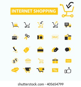 iconos de compras por Internet

