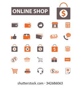 internet shopping, retail, cart, sales, store  icons, signs vector concept set for infographics, mobile, website, application
