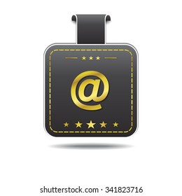 Internet Sign golden Vector Icon Design