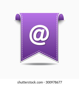 Internet Sign Violet Vector Icon Design