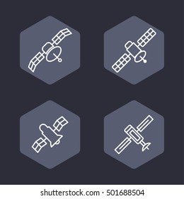 Internet signal communication vector icons