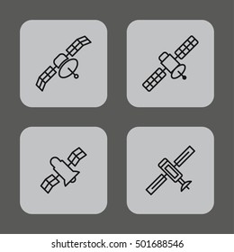 Internet signal communication vector icons