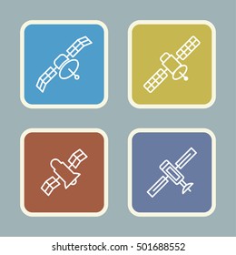 Internet signal communication vector icons
