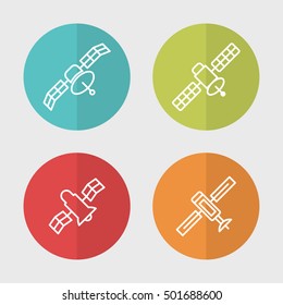 Internet signal communication vector icons