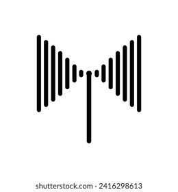 Internet signal icon vector illustration logo design