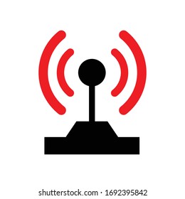 
ilustración vectorial del logotipo de la señal de Internet